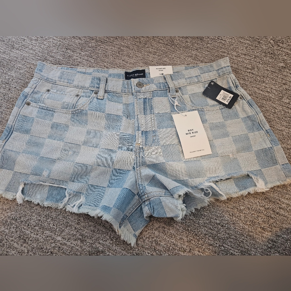 Lucky Brand checkered shorts